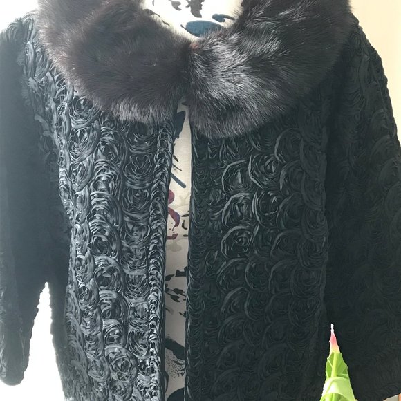 Vintage Mink Bolera Evening Jacket - Handsewn - Picture 3 of 8